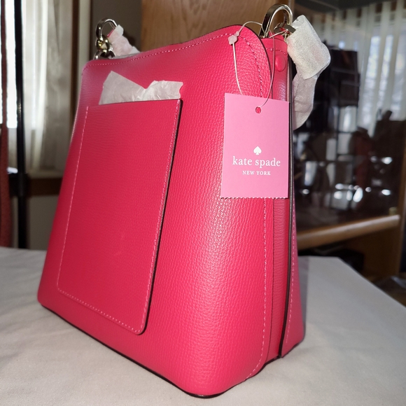 Kate Spade Darcy Small Bucket Bag In Bikini Pink - Picture 8 of 11